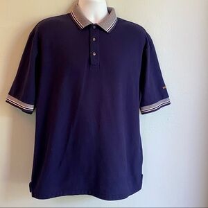 Country Cottons Mens Navy Polo Shirt Large